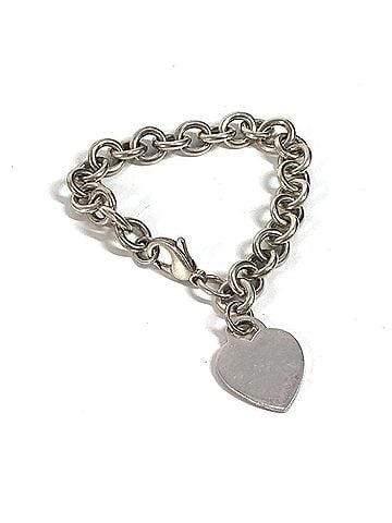 Tiffany & Co. TIFFANY&amp;Co. Tiffany Logo Accessory Return to Heart Chain Bracelet SV925 Women's Silver (view 1)