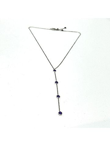 Gucci GUCCI Gucci K18WG Amethyst Accessory Necklace Women's Silver (view 1)