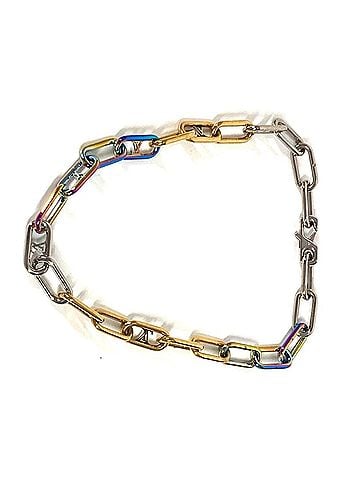 Louis Vuitton LOUIS VUITTON M80177 Collier Signature Chain Accessory Necklace Metal Men's Multicolor (view 1)