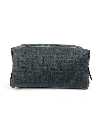 Fendi FENDI ZUCCA Logo Bag Pouch Second Men's Black (view 1)