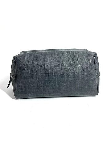 Fendi FENDI ZUCCA Logo Bag Pouch Second Men's Black (view 2)
