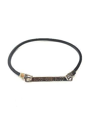 Gucci GUCCI DOG Dog Choker Necklace SS Men's Women's Black (view 1)