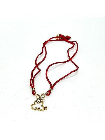 Christian Dior Christian Dior Dior Rabbit Motif Necklace Choker Metal Women's Gold (view 1)