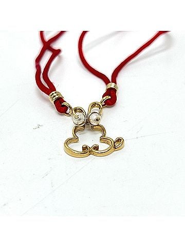 Christian Dior Christian Dior Dior Rabbit Motif Necklace Choker Metal Women's Gold (view 2)