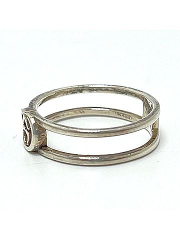 Gucci GUCCI Interlocking G Ring, SV925, Women's Silver (view 2)