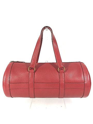 Hermès HERMES Vintage Mini Arty Boston Bag, Ardennes Cylindrical Handbag, Red, for Men and Women (view 1)
