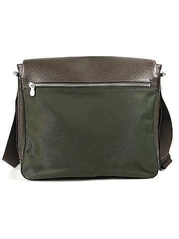Louis Vuitton LOUIS VUITTON Taiga Victor M30148 Crossbody Flap Messenger Bag, Leather and Nylon, Grizzly Brown, for Men Women (view 2)