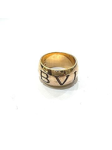 Bvlgari BVLGARI Bvlgari 18KPG Monologo Ring, Women's, Pink Gold (view 1)