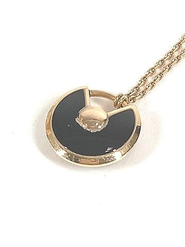 Cartier CARTIER Amulette de Cartier 1P Diamond XS Chain Necklace, 18K Gold, Au750, Women's (view 2)
