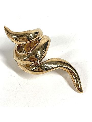 Louis Vuitton LOUIS VUITTON MP1955 Logo Accessory Jewelry Ring, Men's/Women's, Gold (view 1)