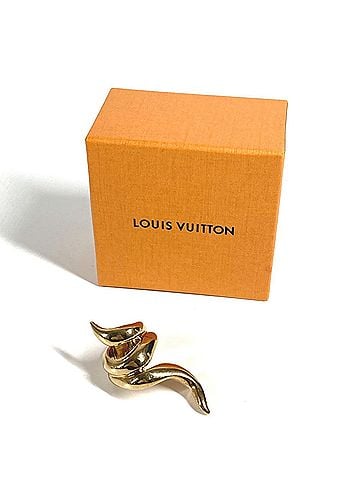 Louis Vuitton LOUIS VUITTON MP1955 Logo Accessory Jewelry Ring, Men's/Women's, Gold (view 2)