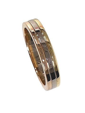 Cartier CARTIER Trinity Wedding Vendôme Accessory Jewelry 18K Gold Ring for Women in and Silver (view 1)