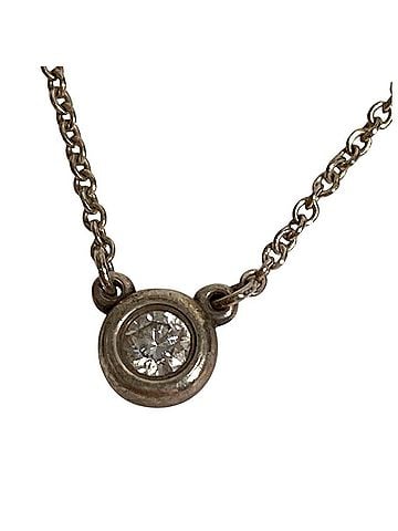 Tiffany & Co. TIFFANY &amp; Co. Tiffany By the Yard 1PD Diamond Chain Necklace in AG925 Silver for Women (view 1)