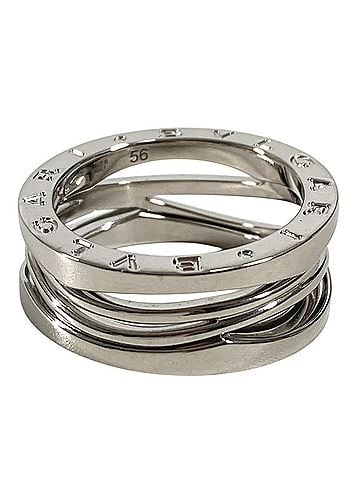 Bvlgari BVLGARI B-ZERO1 Legend 18K Gold Ring (WG750) for Men and Women, Silver (view 1)
