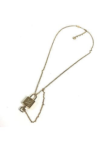 Louis Vuitton LOUIS VUITTON M00567 Cadena Logo Collier LV Rocky Chain Necklace, Accessory, Metal, Women's, Gold (view 2)