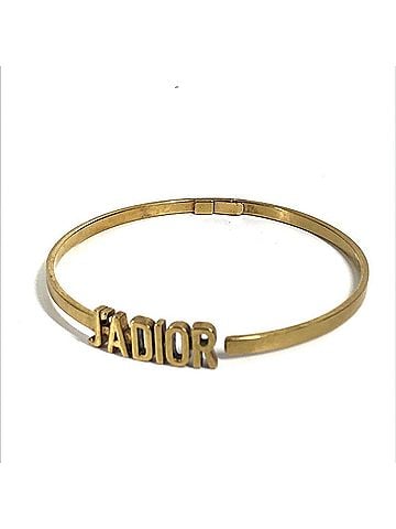 Christian Dior Christian Dior Dior JADIOR Choker Necklace, Metal, Women's, Gold (view 1)