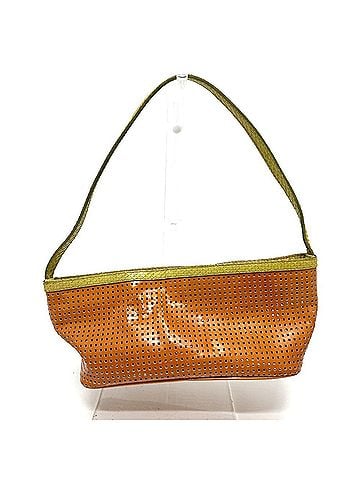 Fendi FENDI Perforated Mini Bag Shoulder Bag, Enamel, Women's, Orange (view 2)