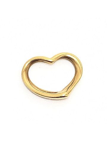 Tiffany & Co. TIFFANY&amp;Co. Tiffany 18K Open Heart Accessory Jewelry Necklace Pendant Top Gold Women's (view 1)