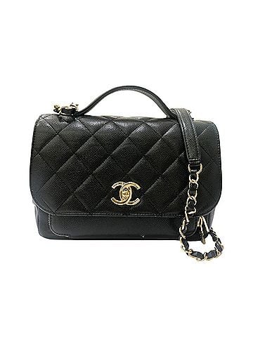 Chanel CHANEL A93749 Business Affinity 2-Way Bag Shoulder Caviar Leather Women's Black (view 1)