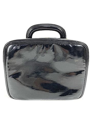 Chanel CHANEL Chanel 2-Way Bag CC Coco Mark Logo Vanity Shoulder Box Handbag Enamel Women's Black (view 2)