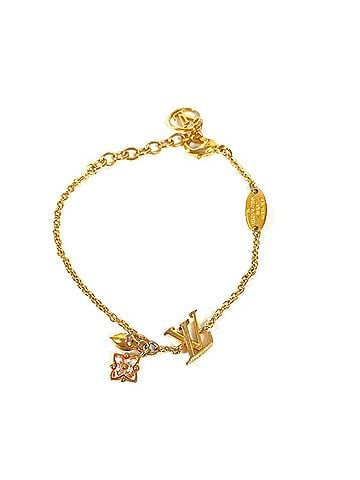 Louis Vuitton LOUIS VUITTON M00801 Bracelet Lulugram Accessory Jewelry Metal Women's Gold (view 2)