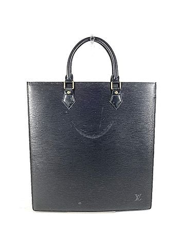 Louis Vuitton LOUIS VUITTON M59082 Epi Sac Plat Bag, Vertical Tote, Handbag, Leather, Men's &amp; Women's, Creel Black (Black) (view 1)
