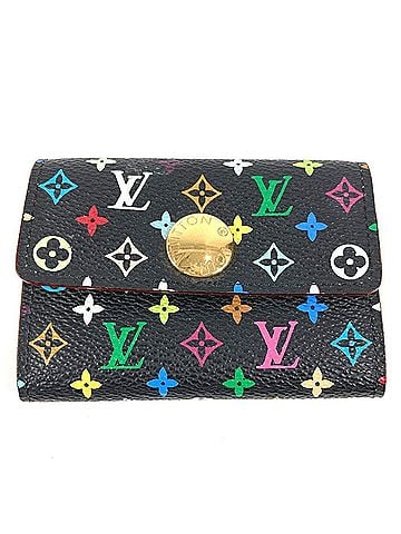 Louis Vuitton LOUIS VUITTON M60007 Monogram Multicolor Portemonnaie Cozy Wallet, Coin Purse, Flap Canvas, Women's, Noir Black (view 1)