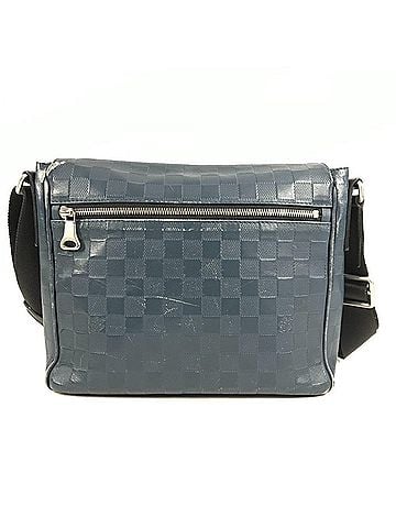 Louis Vuitton LOUIS VUITTON N41035 Damier Infini District PM Messenger Bag, Crossbody Flap, Bicolor Shoulder Leather, Men's &amp; Women's, Orion Blue (view 2)
