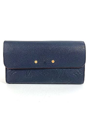 Louis Vuitton LOUIS VUITTON M62127 Monogram Empreinte Portefeuille Pont Neuf Long Wallet Flap Leather Men's Women's Marine Rouge Navy (view 1)