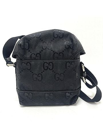 Gucci GUCCI 643858 Off the Grid Messenger GG Nylon Bag Handbag Shoulder Leather Men's Black (view 2)