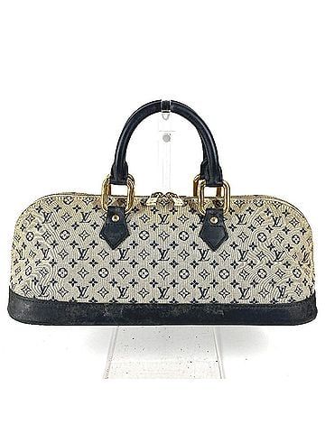 Louis Vuitton LOUIS VUITTON M92205 Monogram Mini Armaron Bag, Boston Handbag, Canvas, Women's, Navy (view 1)