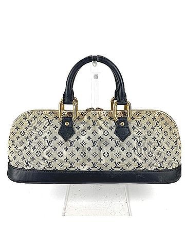 Louis Vuitton LOUIS VUITTON M92205 Monogram Mini Armaron Bag, Boston Handbag, Canvas, Women's, Navy (view 2)