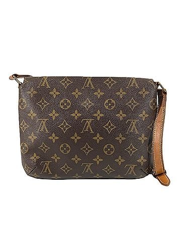 Louis Vuitton LOUIS VUITTON M51257 Monogram Musette Tango Shoulder Bag, Short Flap Canvas, Men's/Women's, Brown (view 2)