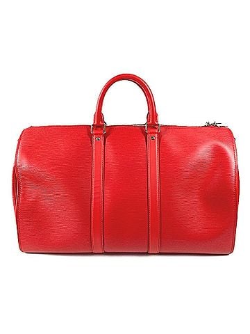 Louis Vuitton LOUIS VUITTON M53419 Epi Leather x Supreme Collaboration Keepall Bandoulière 45 Travel Bag, Boston Men's, Red, Like New (view 2)