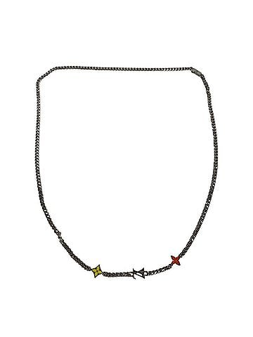 Louis Vuitton LOUIS VUITTON M01951 Monogram Low Long Necklace Chain Accessory Metal Men's Silver (view 1)