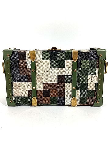 Louis Vuitton LOUIS VUITTON M10489 Damouflage Neo Wallet Trunk Bag, Crossbody 2-Way Clutch Handbag, Pouch, Shoulder Leather, Men's, Women's, Khaki (view 2)