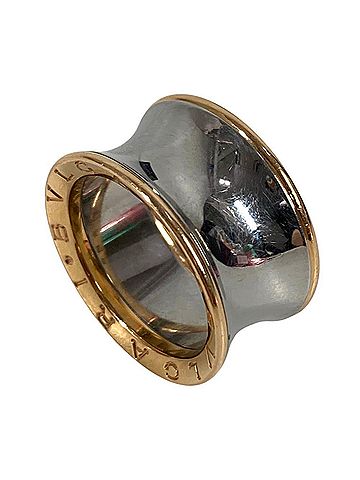 Bvlgari BVLGARI Bulgari Anish Kapoor B.zero1 Accessory Jewelry Ring Au750 SS Men's Silver 1 (view 2)