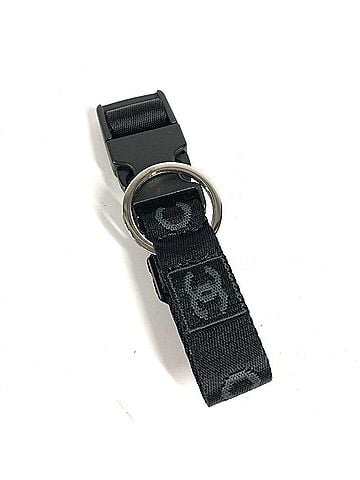 Chanel CHANEL Sport CC Coco Mark 03A Compass Accessory Keyring Bracelet Canvas Men's Women's Black (view 2)