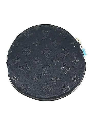Louis Vuitton LOUIS VUITTON M92272 Monogram Satin Contes de Fées Apple Coin Purse Wallet Round Zipper Wallet/Coin Case Canvas Men's Women's Black (view 2)