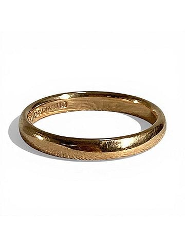 Tiffany & Co. TIFFANY&amp;Co. Tiffany 18K Gold Band Ring Accessory Jewelry Au750 Women's 1 (view 1)