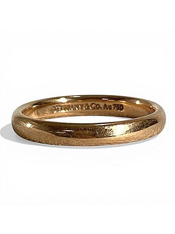 Tiffany & Co. TIFFANY&amp;Co. Tiffany 18K Gold Band Ring Accessory Jewelry Au750 Women's 1 (view 2)