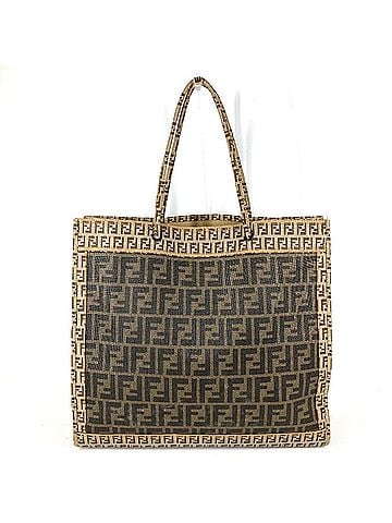 Fendi FENDI 8BH184 Handbag with Pouch, Zucca Zucchino, Shoulder Bag, Tote Coated Canvas, Brown, Men's &amp; Women's (view 2)