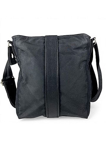 Hermès HERMES Acapulco Bandoulière PM Bag, Crossbody Pouch, Shoulder Nylon, Men's, Women's, Black (view 1)