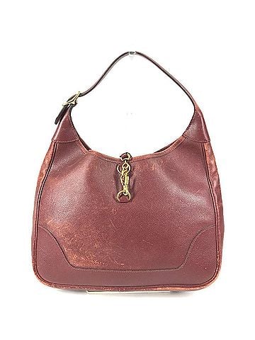 Hermès HERMES Vintage Trim 31 Shoulder Bag/Tote Bag, Leather, Brown Tone, for Men and Women (view 1)