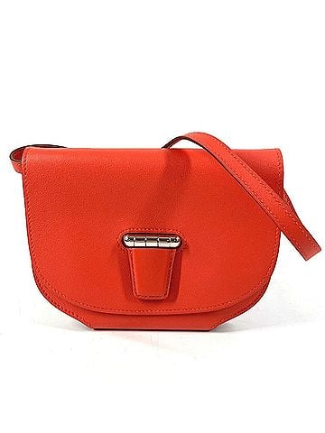 Hermès HERMES Hermes Shoulder Wallet, Mini Convoy Ieurs Bag, Flap Pouch, Swift Leather, Men's and Women's, Red (view 1)
