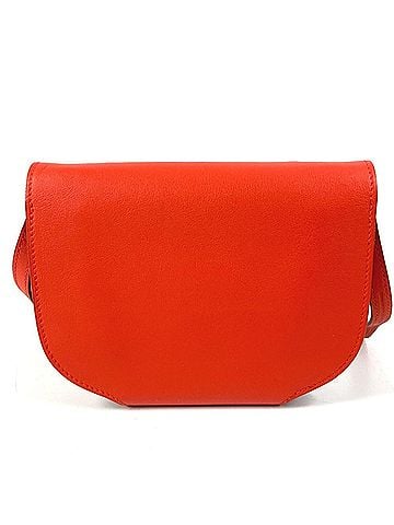 Hermès HERMES Hermes Shoulder Wallet, Mini Convoy Ieurs Bag, Flap Pouch, Swift Leather, Men's and Women's, Red (view 2)
