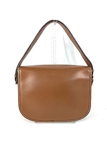 Hermès HERMES Vintage Paddock Golf Bag, Flap Shoulder Handbag, Leather, Men's &amp; Women's, Brown (view 2)