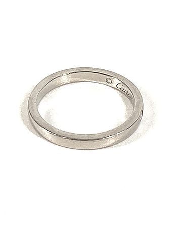 Cartier CARTIER Cartier 1P Diamond Platinum Ring (Pt950) - Women's Silver (view 2)