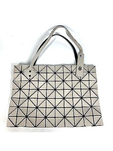 Issey Miyake ISSEY MIYAKE BAOBAO Horizontal Tote Bag, Shoulder Leather, Men's &amp; Women's, Beige (view 2)