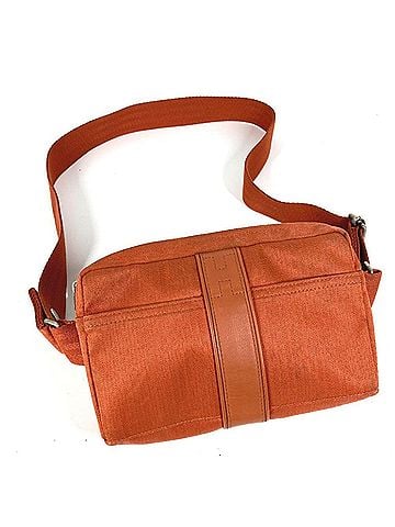 Hermès HERMES Acapulco Ceinture Bag, Crossbody Shoulder Waist Body Polyamide Cotton, Men's, Women's, Orange (view 2)